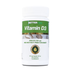 BETTER YOU Witamina D3 5000 IU + MCT 90 kaps.
