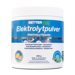 BETTER YOU Elektrolity w proszku 450 g - cytrynowe